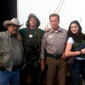 The Last Stand, johnny Knoxville, Arnold Schwarzenegger The Last Stand, johnny Knoxville, Arnold Schwarzenegger